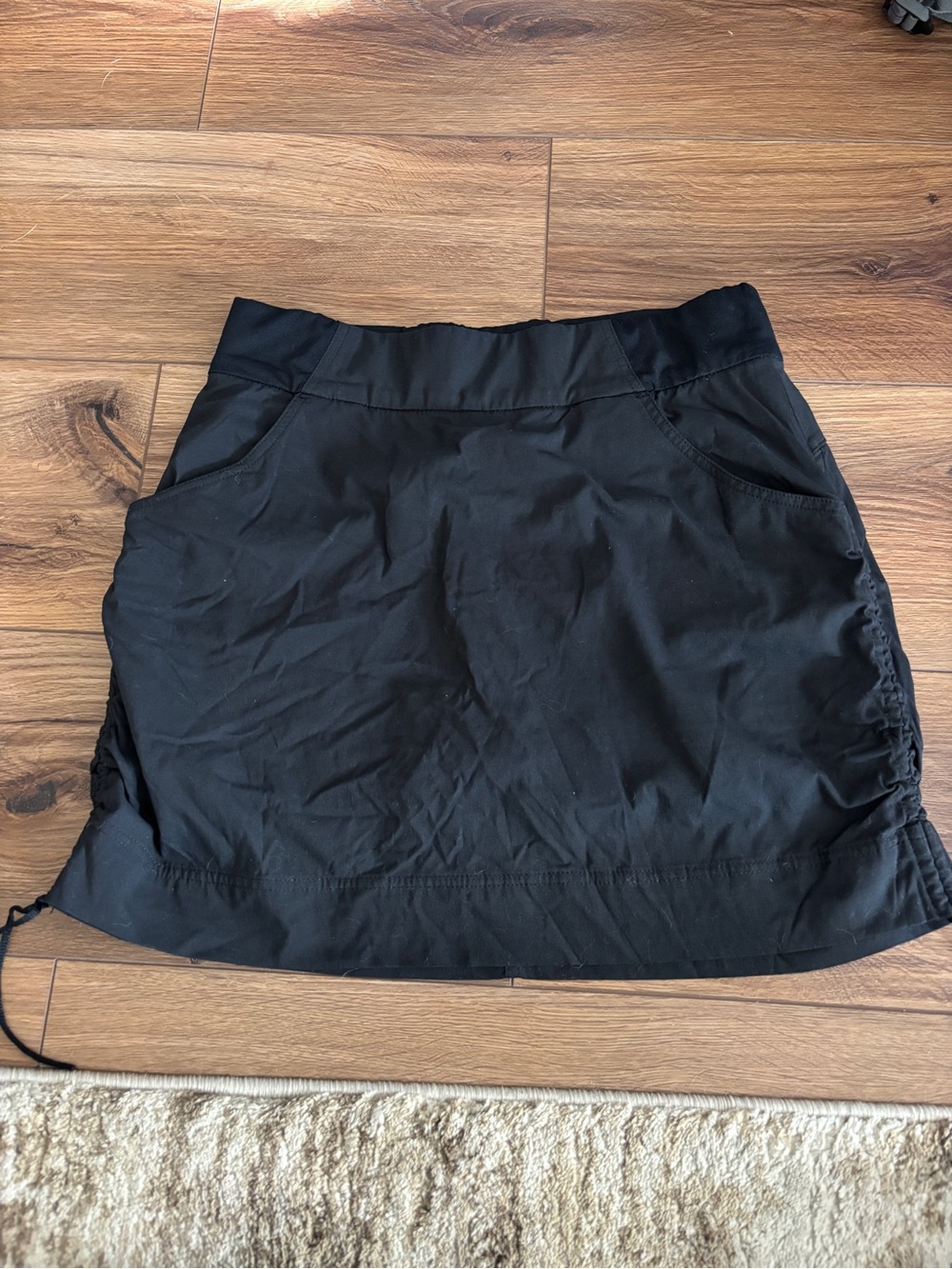 Women’s Colombia Black Athletic Skort with Side Drawstring